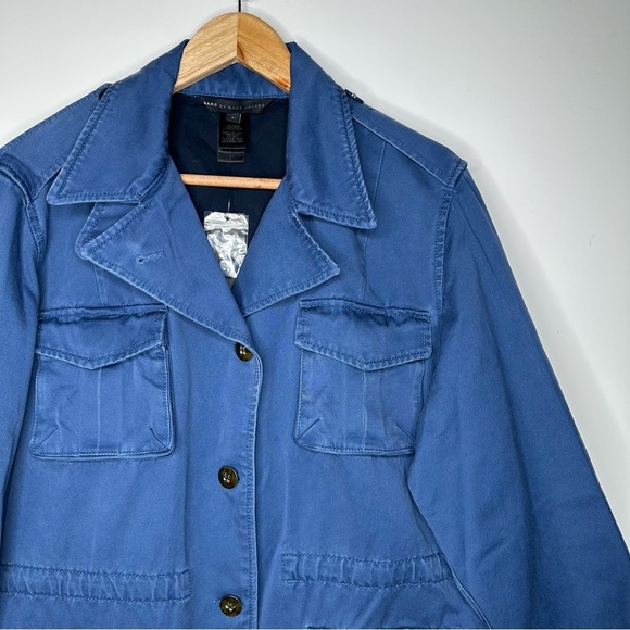 Marc by Marc Jacobs NWT Blue Utility Army Jacket Size Large - Picture 3 of 11